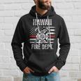 Vigili Del Fuoco Delle Hawaiiigili Del Fuoco Sottile Linea Rossa Felpa con cappuccio Regalos para él