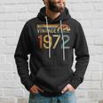 Vintage 1972 Compleanno Uomo Regalo Anno 1972 Felpa con cappuccio Regalos para él