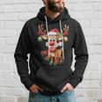 Weihnachten Rentier Rudolph Lustig Geschenk Kapuzenpullover Geschenke für Ihn