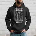 Wolle Logo Weiß Kapuzenpullover Geschenke für Ihn