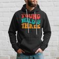 Young Wild & Three 3Rd Birthday Three Years Old Boy Hoodie Gifts for Him