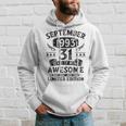 31 Anni Uomo Compleanno Regalo Uomo 31 Anni Settembre 1993 Felpa con cappuccio Regalos para él