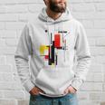 Arte Astratta Grafica Geometrica Opera D'arte Felpa con cappuccio Regalos para él