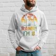 Bambino Rawr Im 8 Gorilla Animal 8 Anni Ragazzi 8° Compleanno Festa Felpa con cappuccio Regalos para él