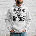 Collecting Rocks Rock Hunting Collector Geology Mineral Hoodie Gifts for Him