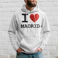 Con Cuore Turistico Souvenir I Love Madrid Felpa con cappuccio Regalos para él