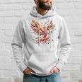 Cooles Phönix-Vogel-Symbol Im Kubismus-Kunst-Stil Weihnachten Kapuzenpullover Geschenke für Ihn