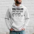 Dobermann Hört Aufs Wort Dobermann Kapuzenpullover Geschenke für Ihn