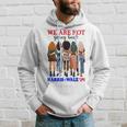 We Don't Go Back Harris Walz 24 Kamala Harris Tim Waltz Kapuzenpullover Geschenke für Ihn