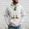 Elfo Sexy Abbinato Famiglia Gruppo Festa Di Natale Elfo Maglia A Manica Felpa con cappuccio Regalos para él
