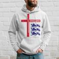 England Flag & Lions Football Fan England Supporter Kapuzenpullover Geschenke für Ihn