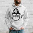 Faultier Und Kaffee Sloffee Lustig Witze Sarkastisch Kapuzenpullover Geschenke für Ihn