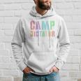 Camp Dictator Camping Director Summer Campfire Boss Hoodie Gifts for Him