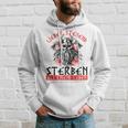 German Lieber Stehend Sterben Als Kneend Leben Love Standing Sterben Kapuzenpullover Geschenke für Ihn