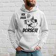 Ich Dreh Dorsch Angler Kapuzenpullover Geschenke für Ihn