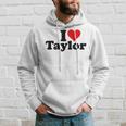 Ich Liebe Taylor Kapuzenpullover Geschenke für Ihn