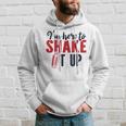 I'm Here To Shake It Up Bartender Mixologist Barista Felpa con cappuccio Regalos para él