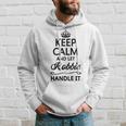 Keep Calm And Let Robbie Handle It Name Kapuzenpullover Geschenke für Ihn