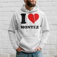 I Love Montez Kapuzenpullover Geschenke für Ihn