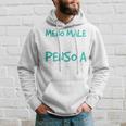 Magliette Manica Lunga Divertenti Non Penso Aoce Alta Maglia A Manica Felpa con cappuccio Regalos para él