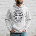 Medusa Mitica Gorgone Mitologia Greca Fantasy Arte Oscura Felpa con cappuccio Regalos para él