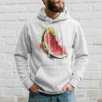 Melone Astratto Artista Frutta Illustrazione Pittura Melone Felpa con cappuccio Regalos para él