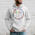 National Hispanic Heritage Month All Countries Flags Hearts Hoodie Gifts for Him