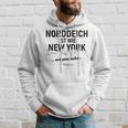 Norddeich Ist Wie New York Nur Ganz Anders Norddeich Kapuzenpullover Geschenke für Ihn