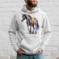 Opere D'arte Per Amanti Dei Cavalli Animale Colorato Cavallo Felpa con cappuccio Regalos para él