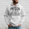 Physio Wir Retten Die Welt In Jogging Bottoms Gray Kapuzenpullover Geschenke für Ihn