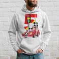 Race Car Per 5° Compleanno 5 Anni Felpa con cappuccio Regalos para él