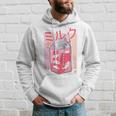 Retro 90S Soft Grunge Japanese Kawaii Strawberry Milk Kapuzenpullover Geschenke für Ihn