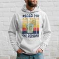 Retrointage Reggo Più Gin Tonic Che Persone Felpa con cappuccio Regalos para él