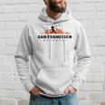 San Francisco Baseball Minimalist Vintage Baseball Lover Hoodie Gifts for Him