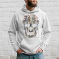 Scary Skull Bunny Rabbit Horror Halloween Hoodie Gifts for Him