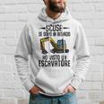 Scusa Sono In Ritardoisto Escavatore Regali Escavatorista Felpa con cappuccio Regalos para él
