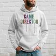 Summer Camp Director Family Camping Boss Sign Autograph Hoodie Gifts for Him