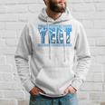 Vintage Yeet Yeet Quotes Blu Felpa con cappuccio Regalos para él