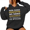 Abbigliamento Simpatico Scritte Divertenti Uomo Romagnolo Felpa con cappuccio da donna
