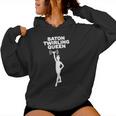 Baton Twirling Queen Donna & Ragazze Baton Twirling Felpa con cappuccio da donna