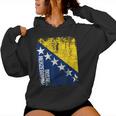 Bosnia Flag Women's Children's Bosnia Herzegovina Kapuzenpullover für Damen