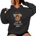 Chapter 60 Fabulous Since 1964 60Th Birthday Leopard Women Hoodie