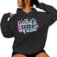 Donna Candy Squad Tie Dye Groovy Lollipop Candy Crew Sweetie Con Collo A Felpa con cappuccio da donna