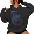 Dragon Streetwear E-Girl Aesthetic Retro E-Boyaporwave Felpa con cappuccio da donna
