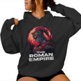 El Imperio Romano Antiguo Romano Julio César Spqr Sudadera con capucha para mujer