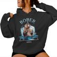 Bober Beer Drinking Beaver Lovers Bobr Meme Kapuzenpullover für Damen