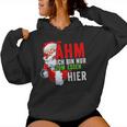 Ich Bin Nur Zum Essen Hier Christmas Women Kapuzenpullover für Damen