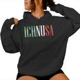 Ichnusa Italian Beer Sardinia Kapuzenpullover für Damen