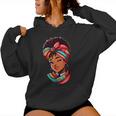 Jolie Fille Africaine Style Afro Sweat à capuche femme
