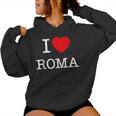 I Love Roma Graphic Novelty S & Cool s Felpa con cappuccio da donna